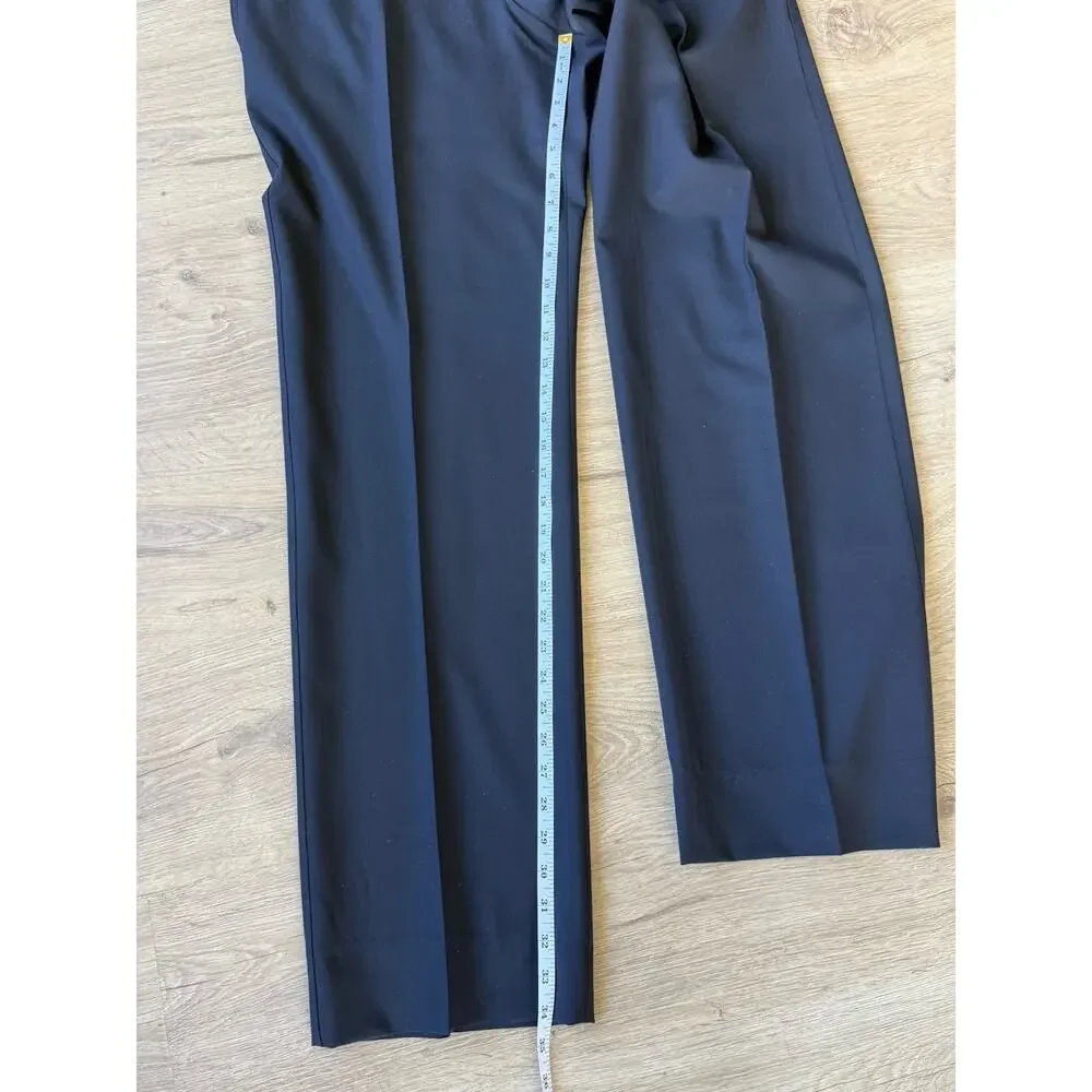 Hugo Boss 3 Button 2 Peice Wool Suit 46R Pants 38x34 Black
